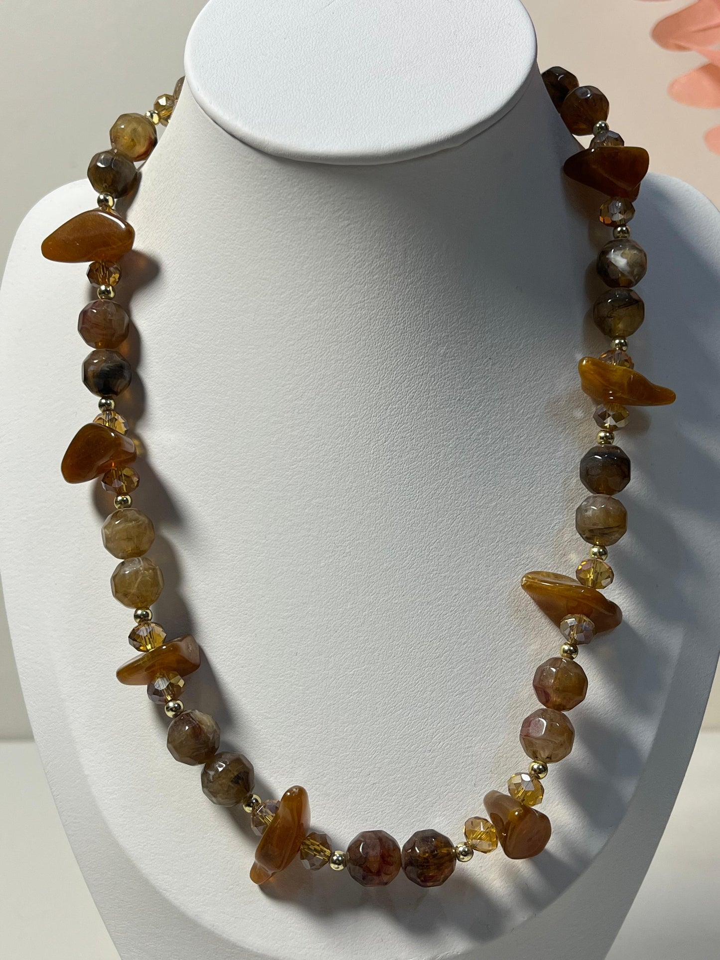 CocoaDrop | Brown Beaded Set🍫✨