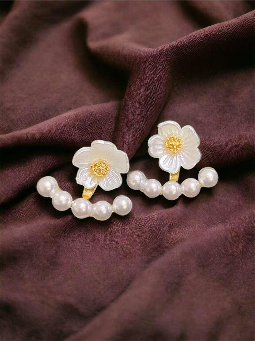 PearlPetal Earrings🤍🐚