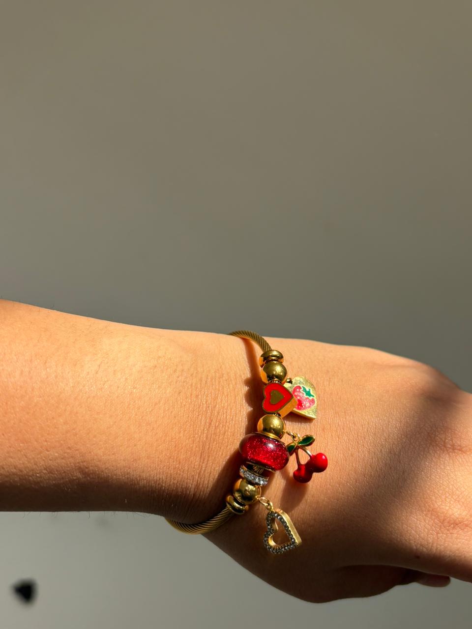 Whimsical Garden Charm Bracelet