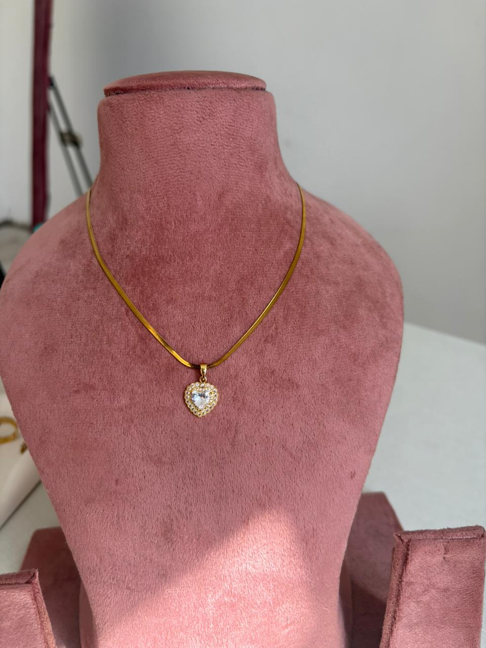 Radiant Heart Halo Pendant