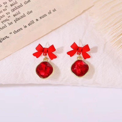 CherryTie Earrings🍒🎀