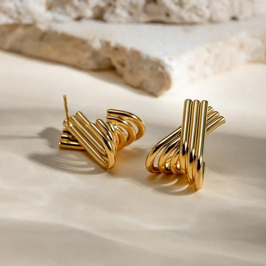 GoldenAura Earrings✨🧿