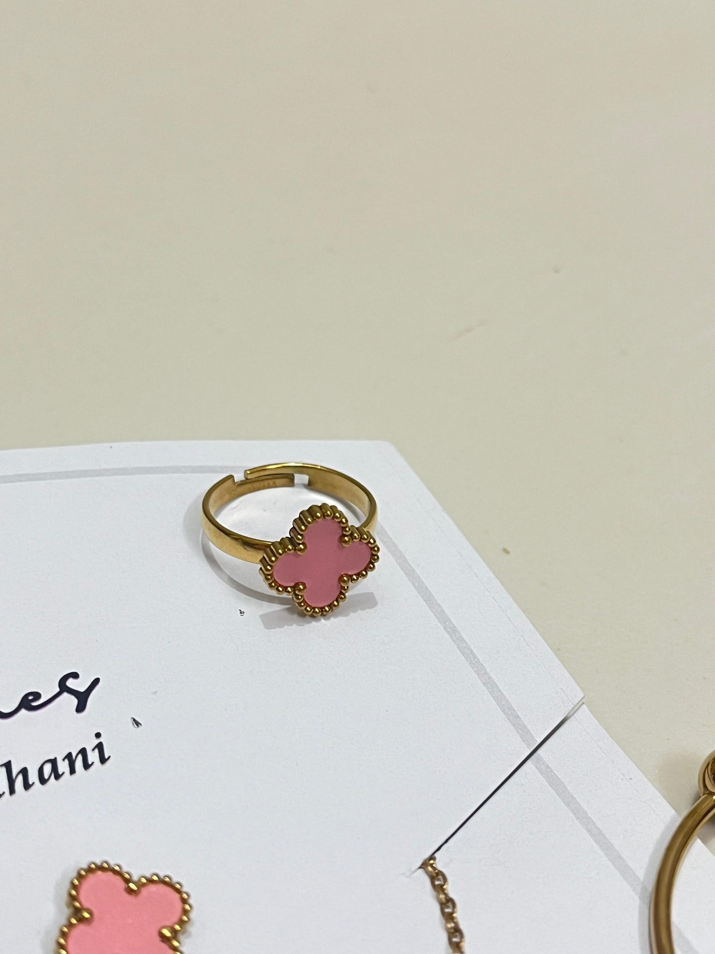 PetalWish | Pink Clover Charm Set🍀🌸