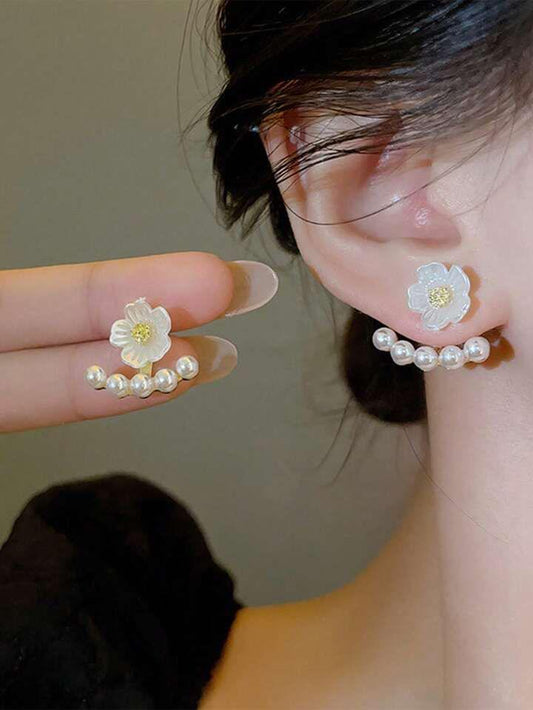 PearlPetal Earrings🤍🐚