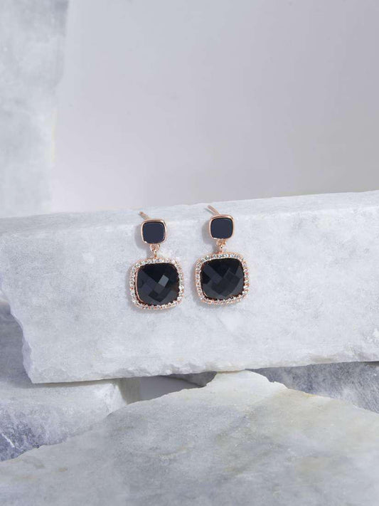 NoirGleam Earrings 🖤✨
