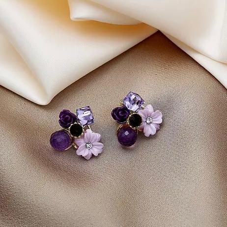 FairyBloom Earrings 🌸💜