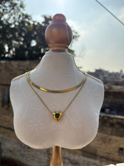 Emerald Heart Pendant 💚