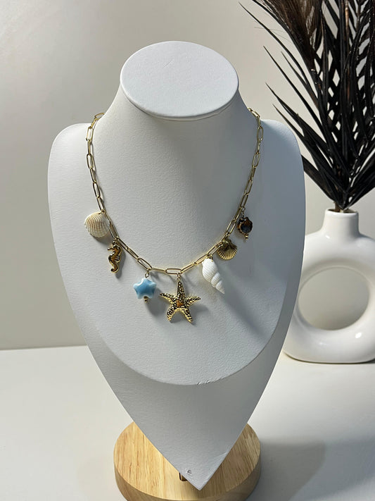Salt & Shine necklace 🐚☀️
