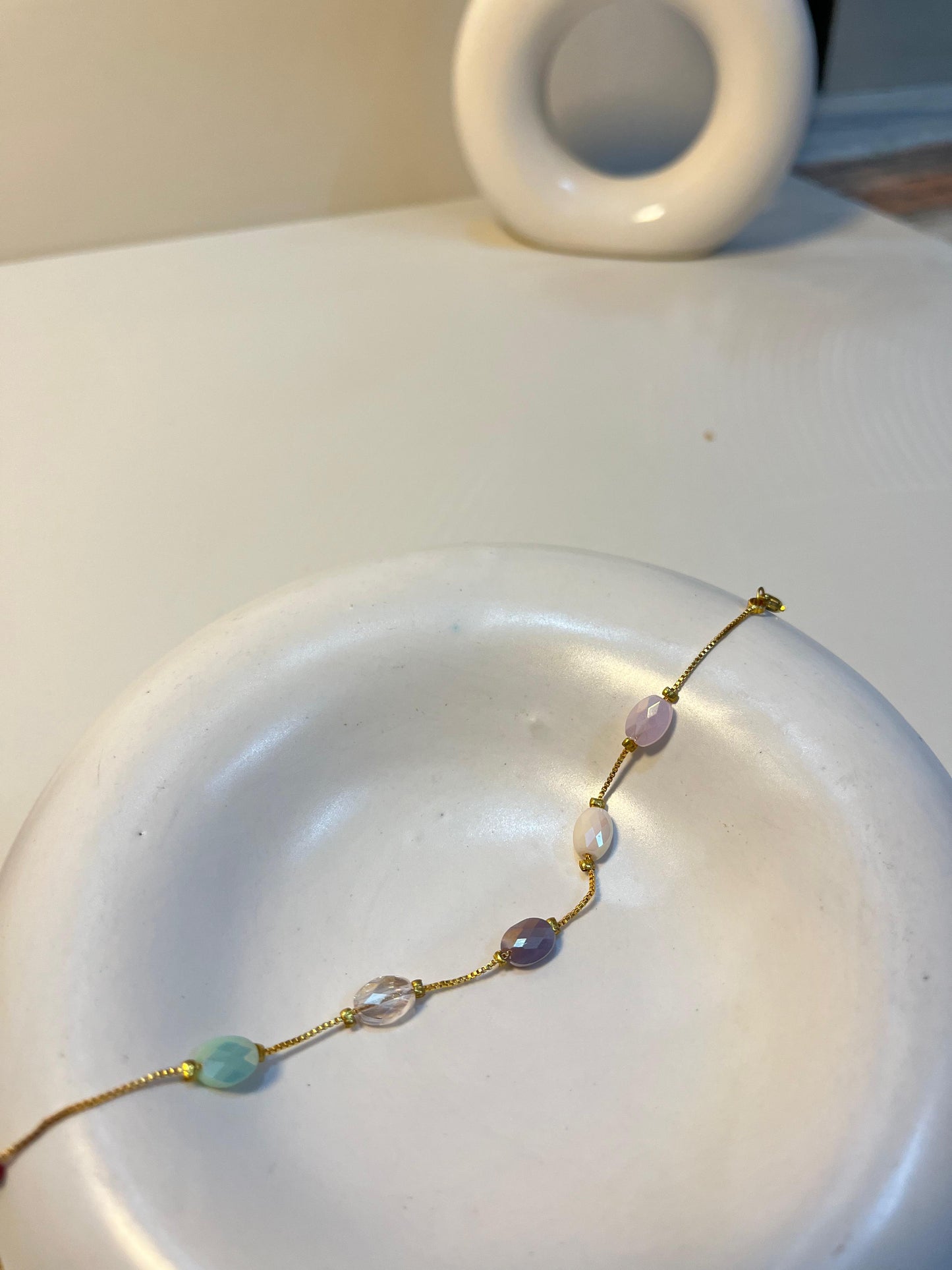 Aura Beads Bracelet ✨🤍