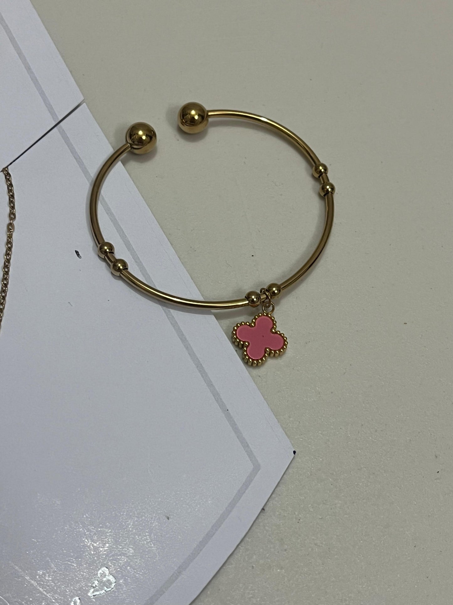 PetalWish | Pink Clover Charm Set🍀🌸