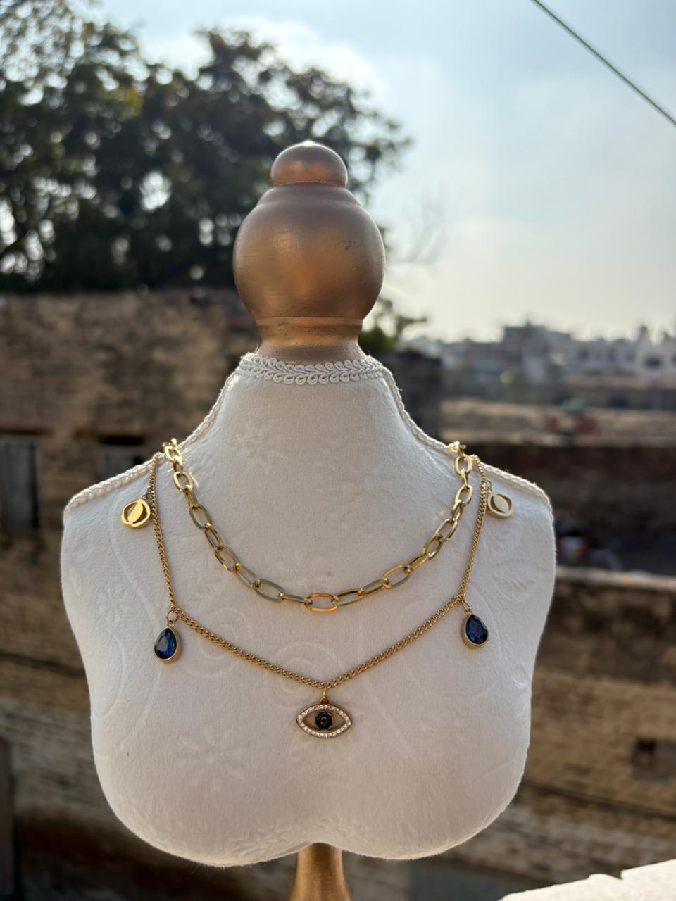 Evileye Nazar Layered Pendant 👁️🧿