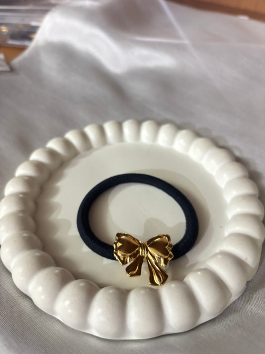 Glam Bow Hair Tie 💖🌟