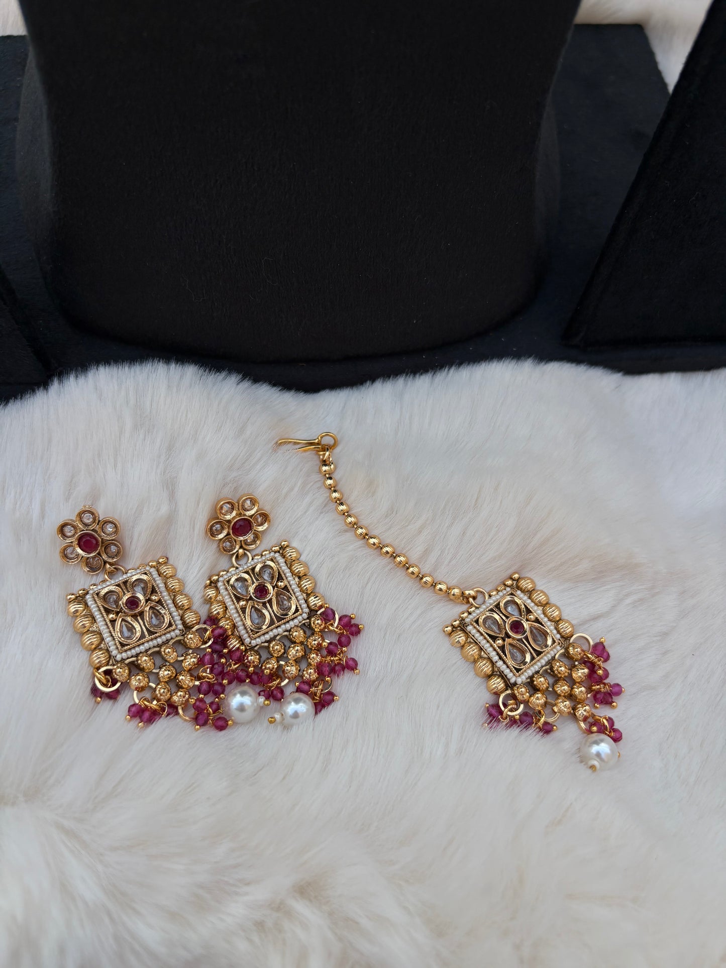 Noor-e-Ruby Choker Set ❤️✨