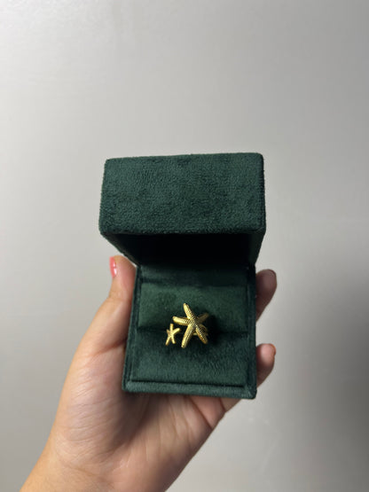 Starfish Beachy Gold Ring👒🌴