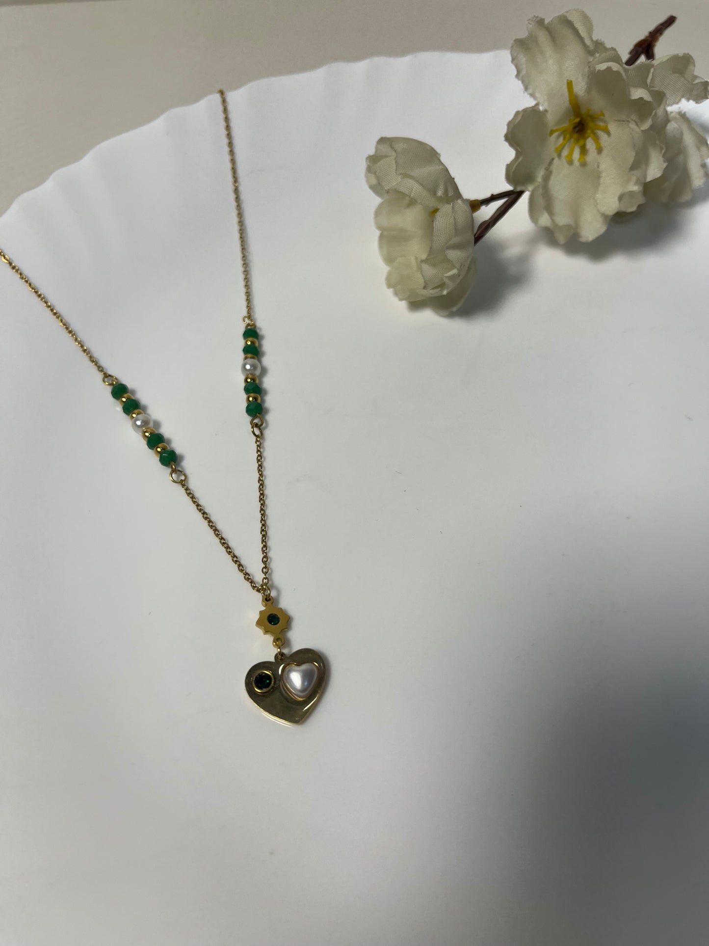 Minted Love pendant 🍃💖