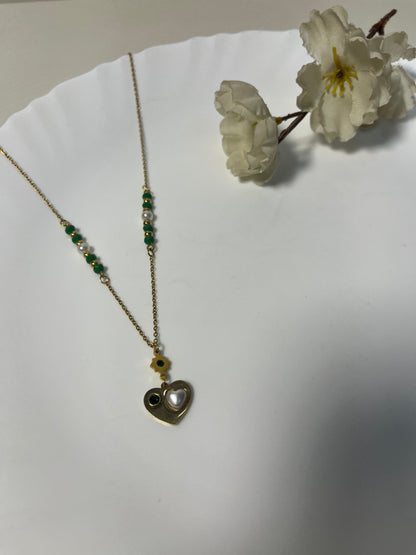 Minted Love pendant 🍃💖