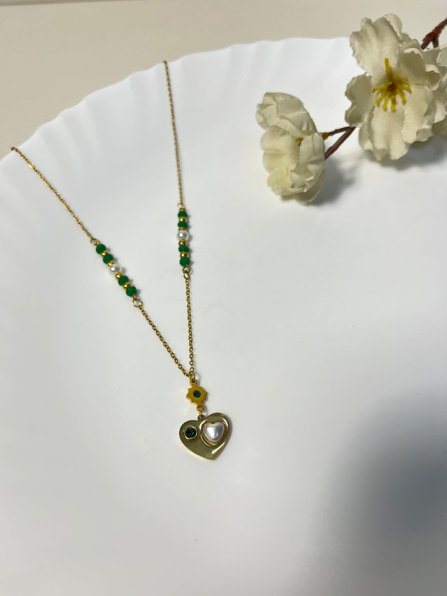 Minted Love pendant 🍃💖