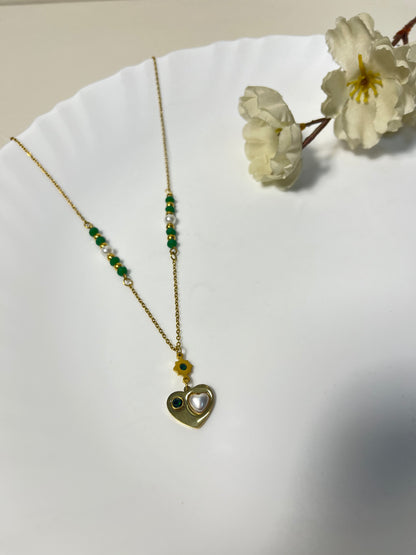 Minted Love pendant 🍃💖