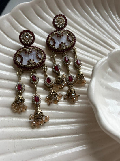 Ruby Noor Chandbali ❤️✨