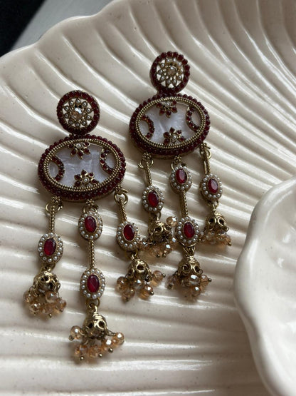 Ruby Noor Chandbali ❤️✨