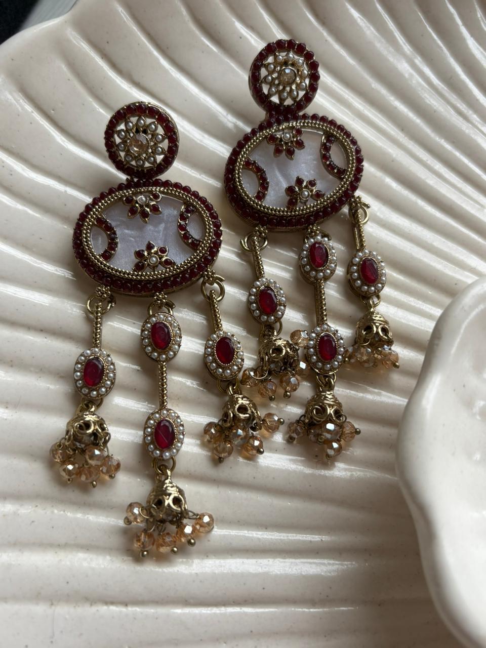 Ruby Noor Chandbali ❤️✨
