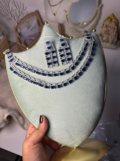 Sapphire Elegance Layered Set