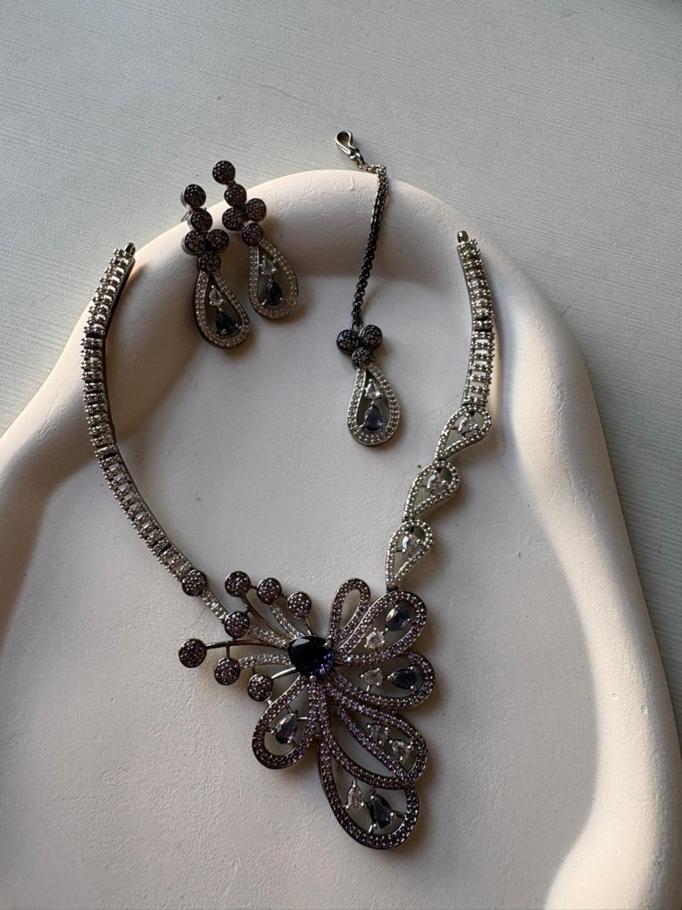 Midnight Butterfly Luxe Set Black