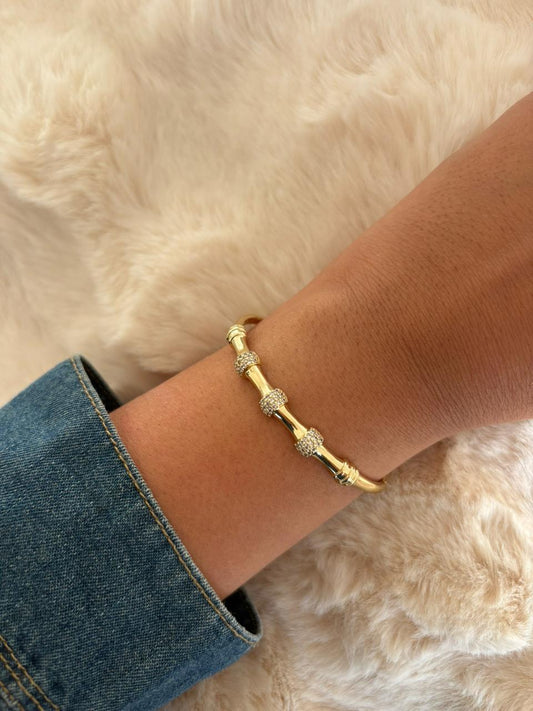 Luxe Pavé Accent Bangle