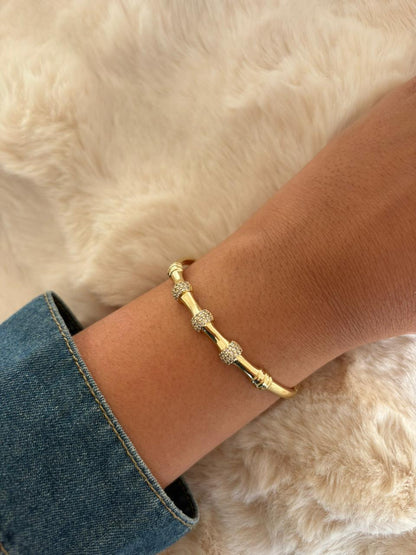 Luxe Pavé Accent Bangle