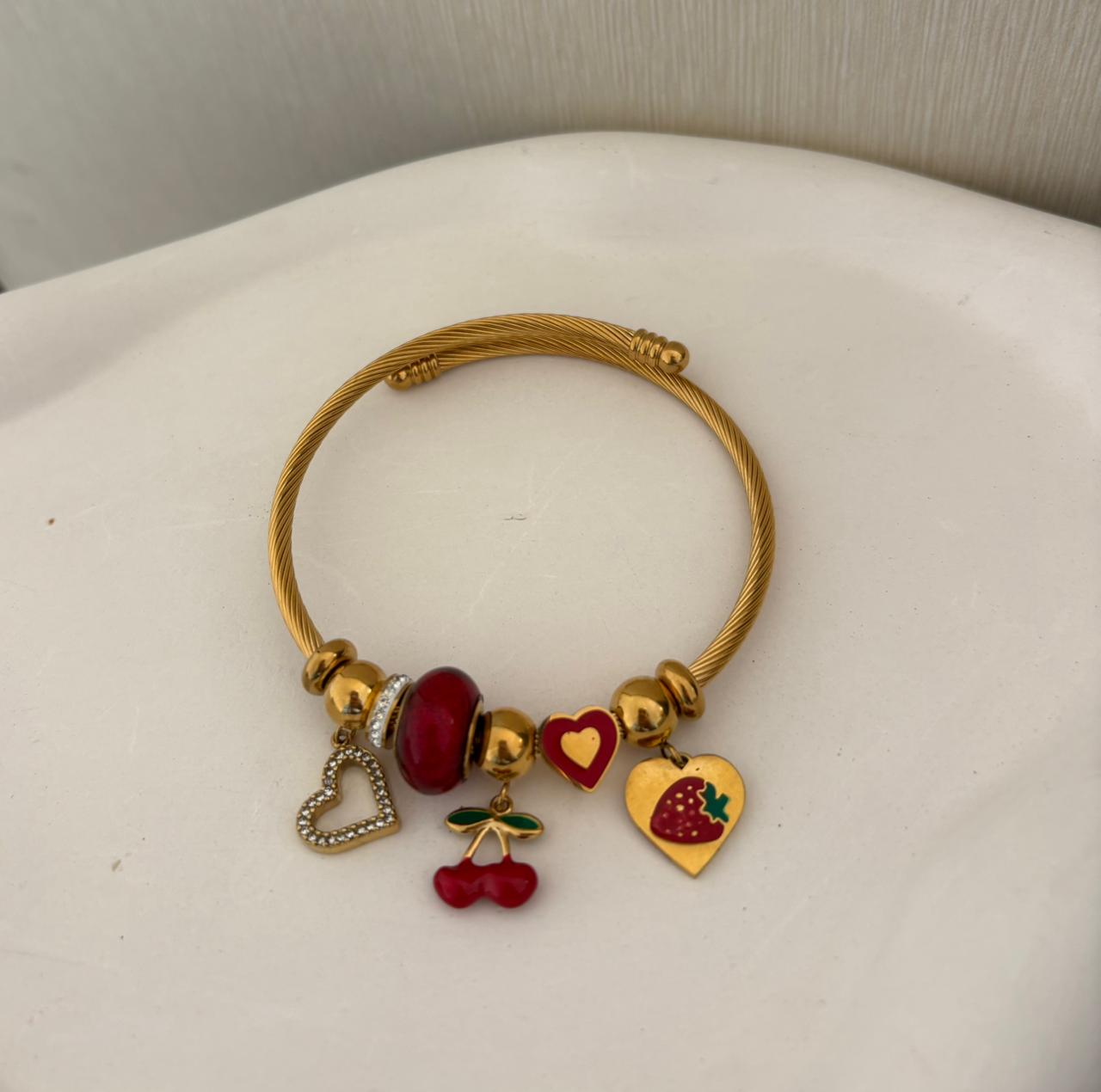 Whimsical Garden Charm Bracelet