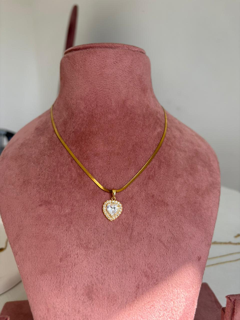Radiant Heart Halo Pendant