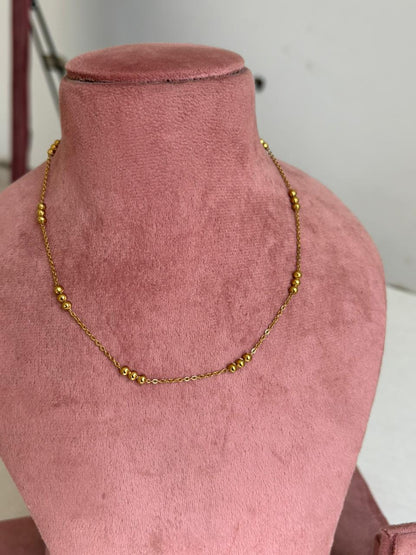Polished Bead Station Chain