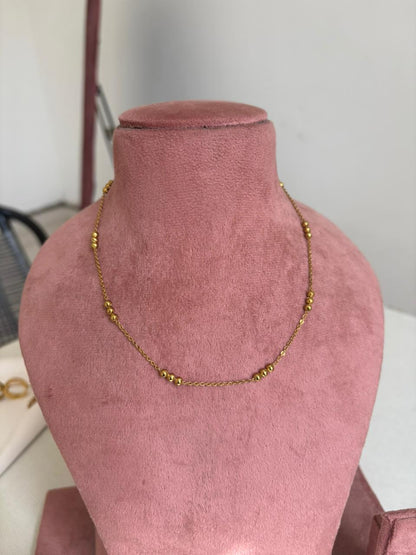 Polished Bead Station Chain