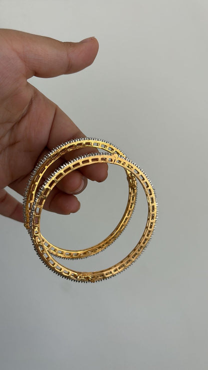 Radiant Edge Designer Bangles