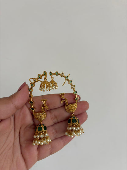 Royal Mayur Earcuff Jhumka