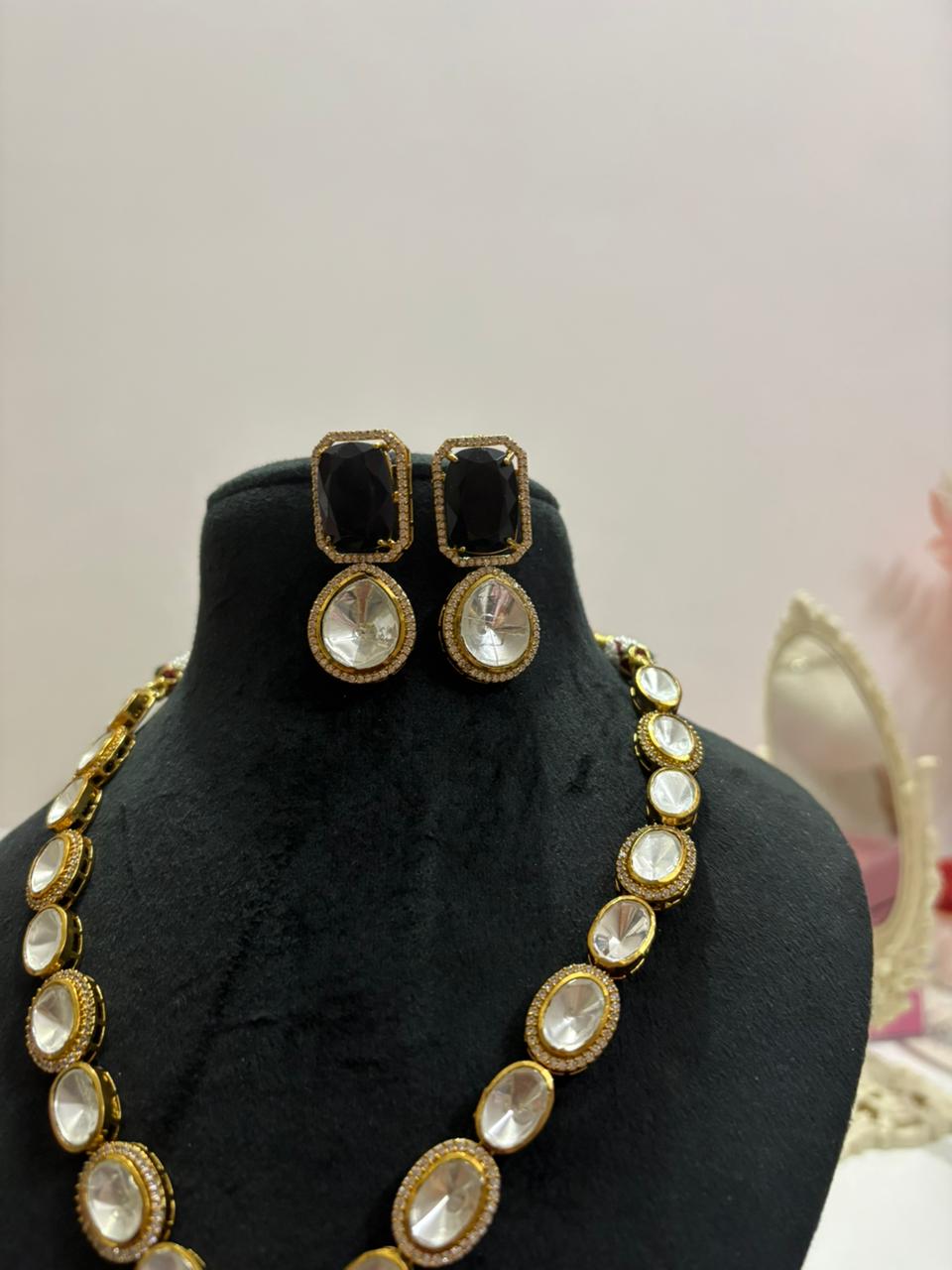 Onyx Crystal Luxe Necklace Set