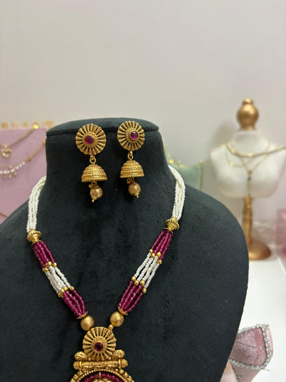 Ruby Pearl Layered Heritage Set