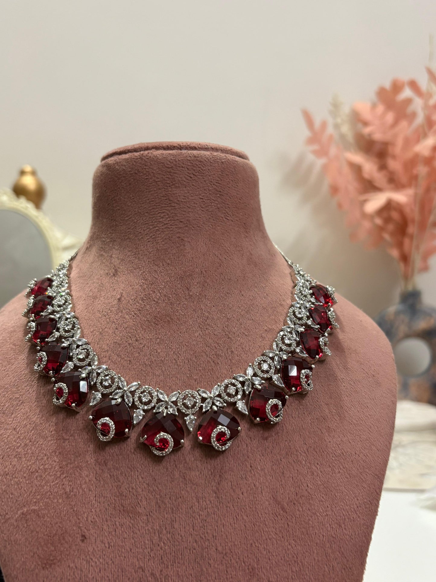 Ruby Royale Statement Necklace