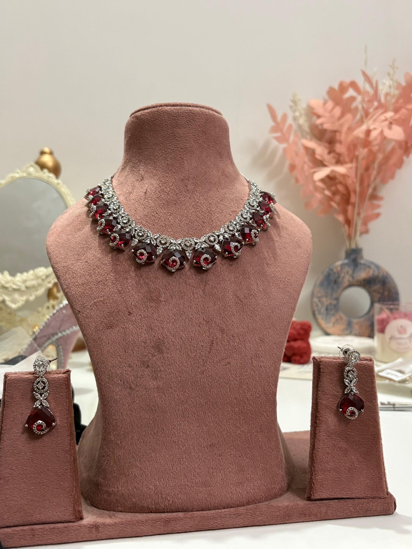 Ruby Royale Statement Necklace