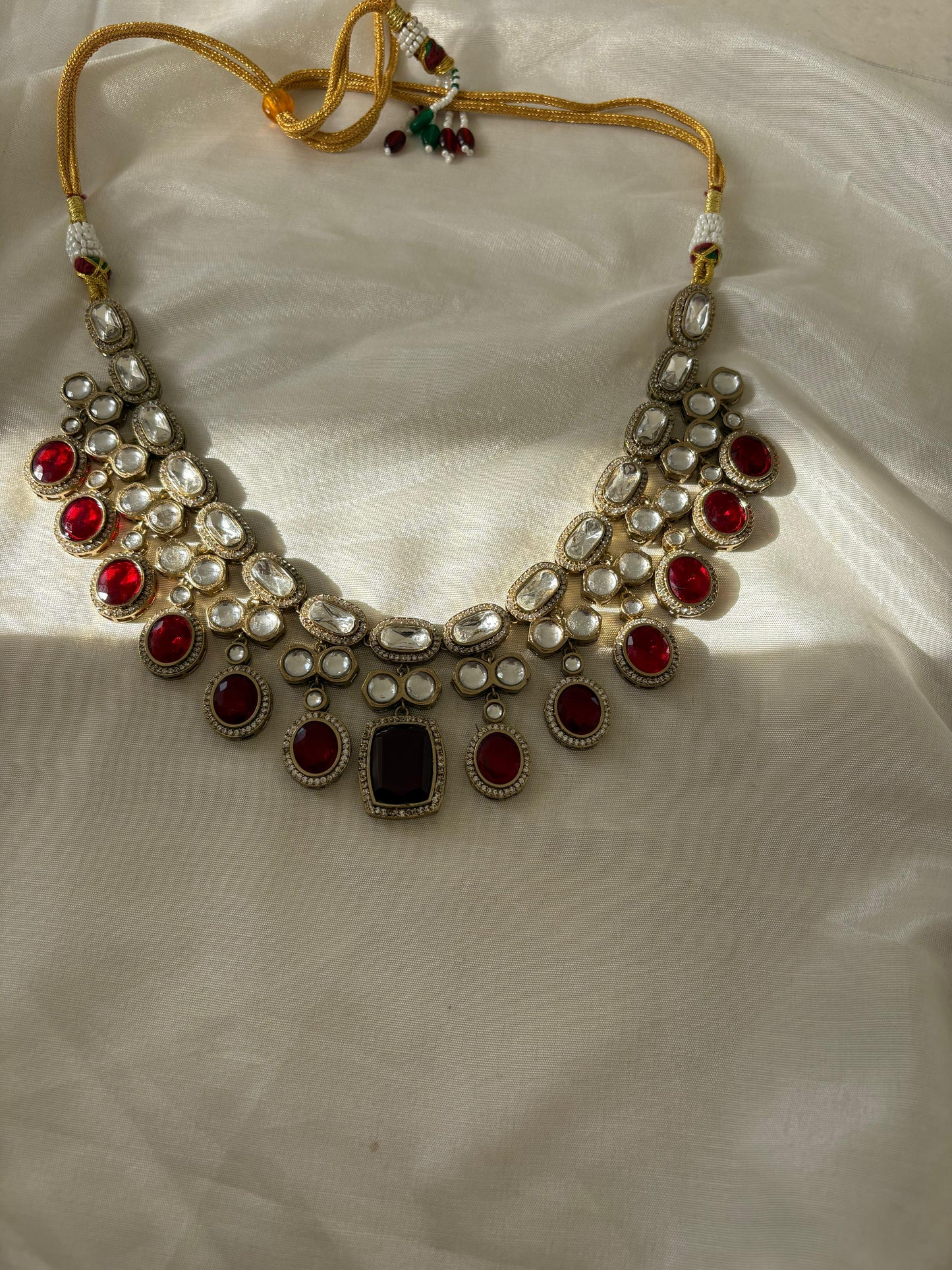 Heritage Kundan Ruby Choker