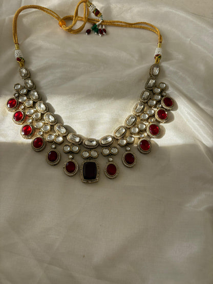 Heritage Kundan Ruby Choker