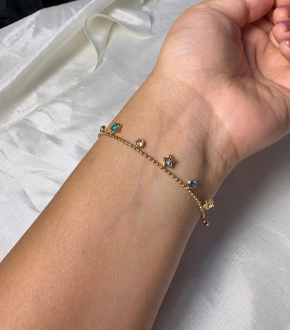 Stardust & Stars Station Bracelet