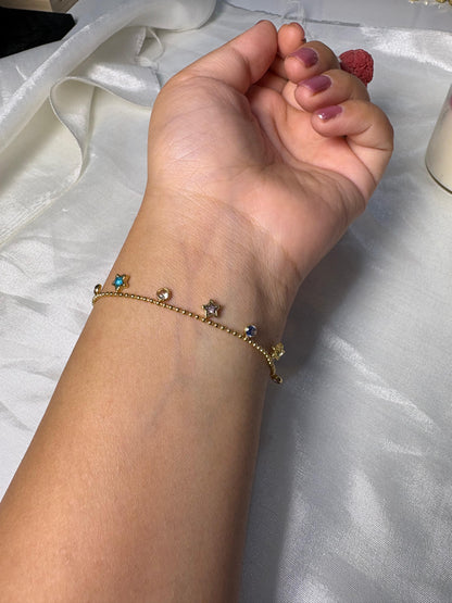 Stardust & Stars Station Bracelet