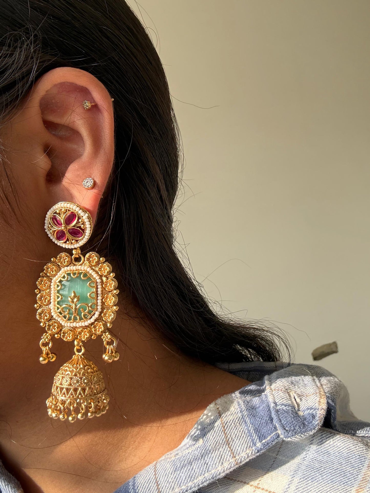 Meher Jhumka Drop Earrings
