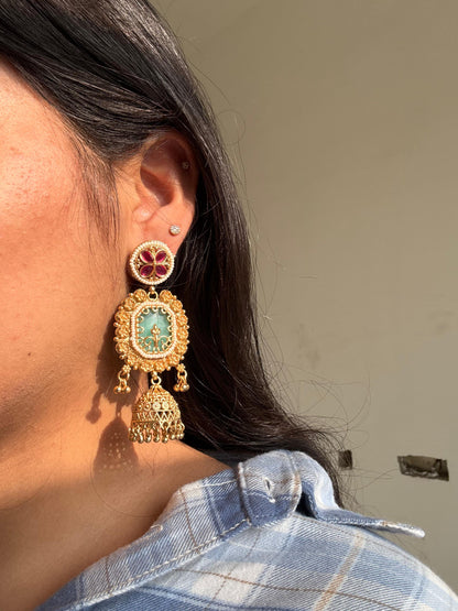 Meher Jhumka Drop Earrings