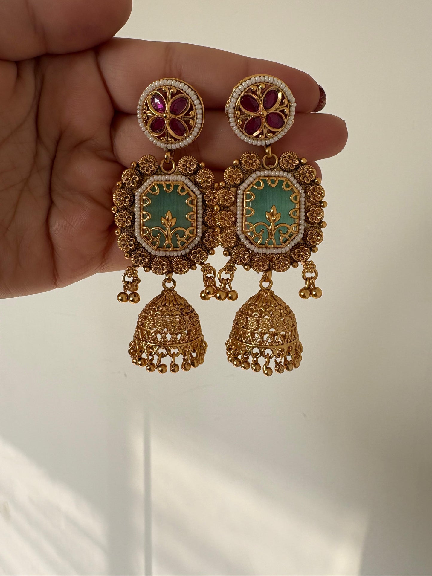 Meher Jhumka Drop Earrings