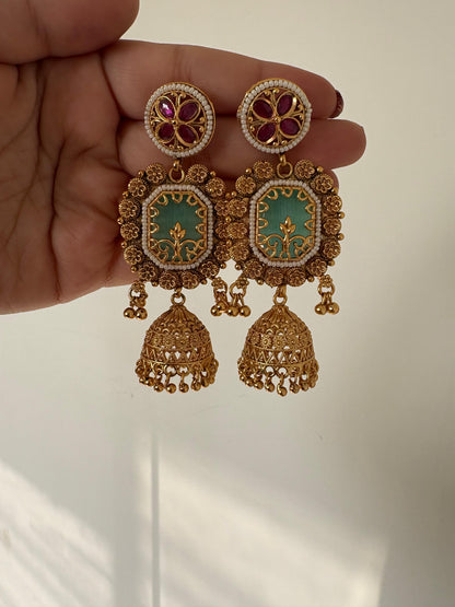 Meher Jhumka Drop Earrings