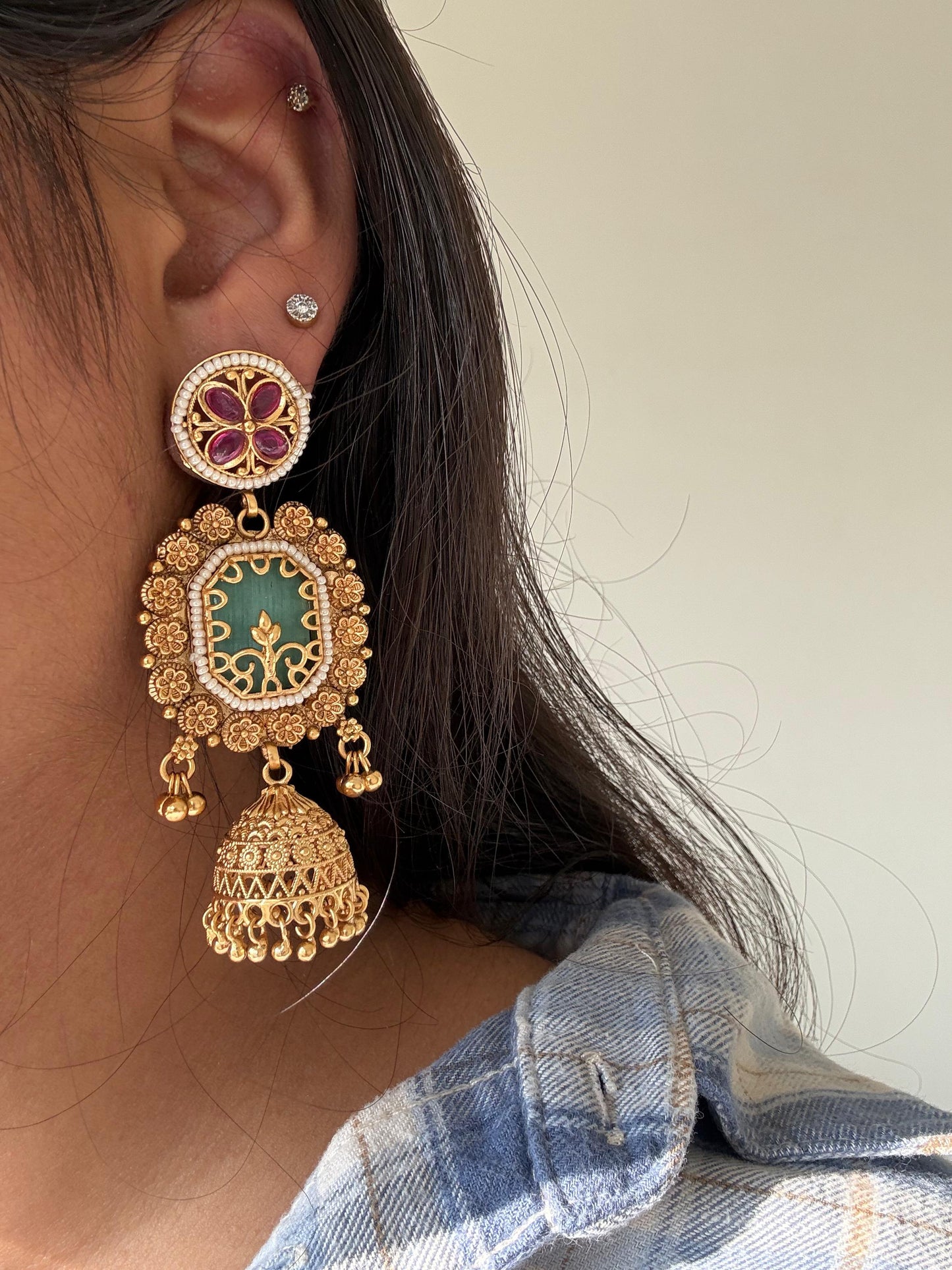 Meher Jhumka Drop Earrings