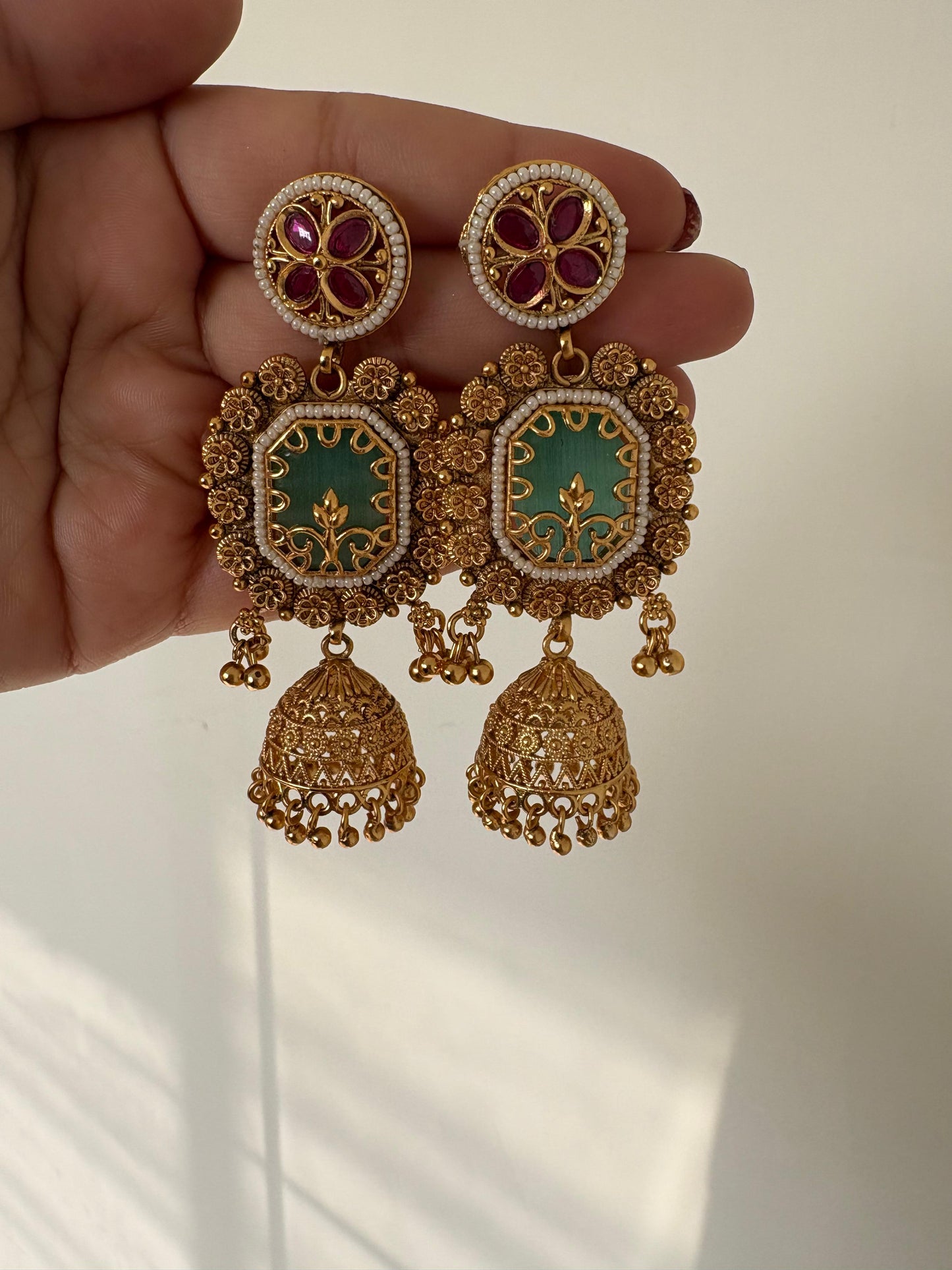 Meher Jhumka Drop Earrings