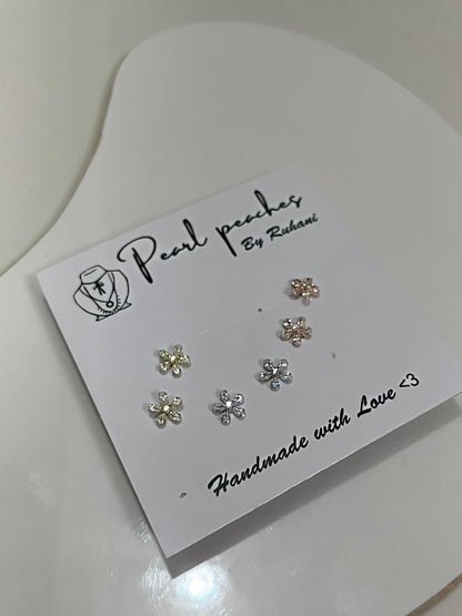 BloomBuds Stud Set🌸💫